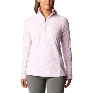 Women's Columbia Glacial IV Print Half-Zip Long-Sleeve Pullover for Ladies M